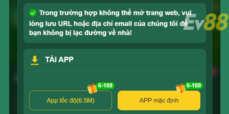 Game Bài EV88 trên app vs web