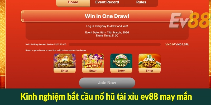 Kinh nghiệm bắt cầu nổ hũ tài xỉu ev88 may mắn