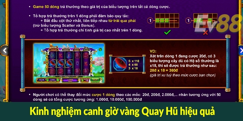 Kinh nghiệm canh giờ vàng Quay Hũ hiệu quả