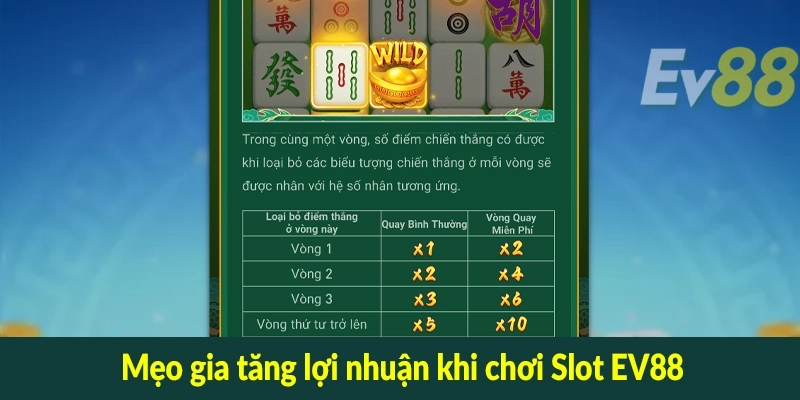 Mẹo gia tăng lợi nhuận khi chơi Slot EV88