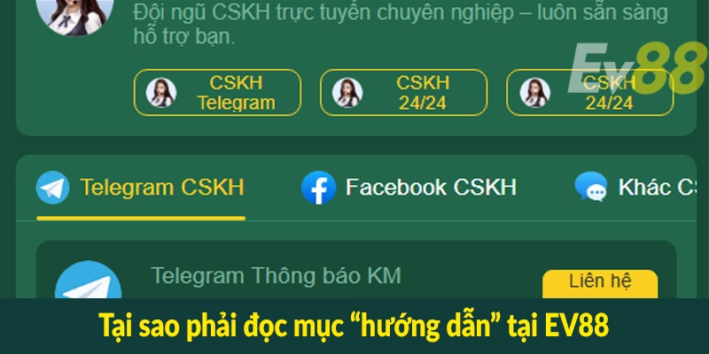 Tại sao phải đọc mục “hướng dẫn” tại EV88