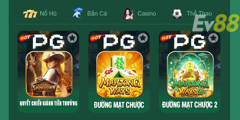 Trải nghiệm sảnh cá cược EV88 đúng sở trường